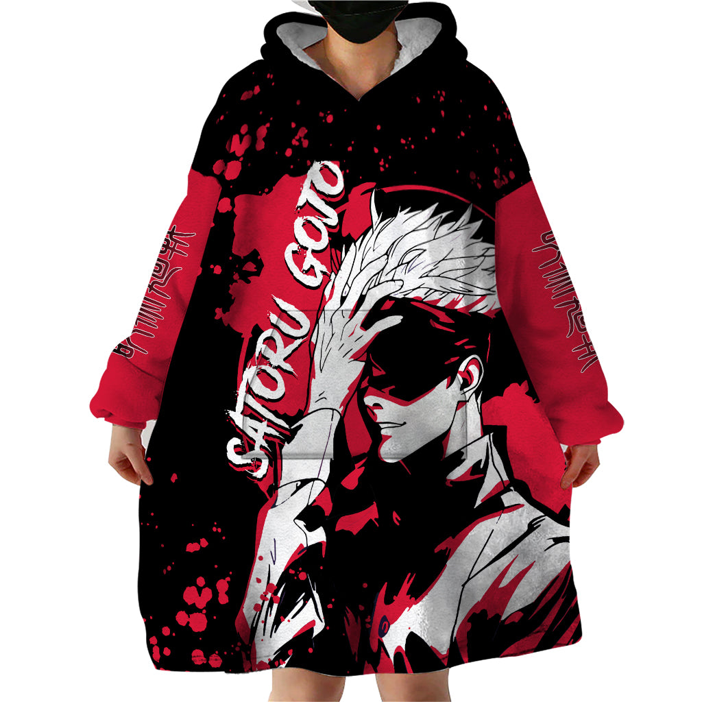 Satoru Gojo Wearable Blanket Hoodie Jujutsu Kaisen Anime