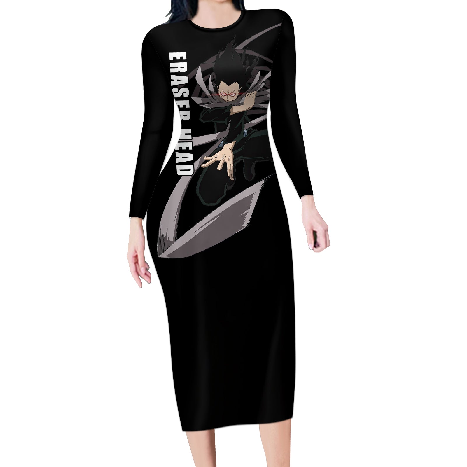 Shouta Aizawa Long Sleeve Bodycon Dress