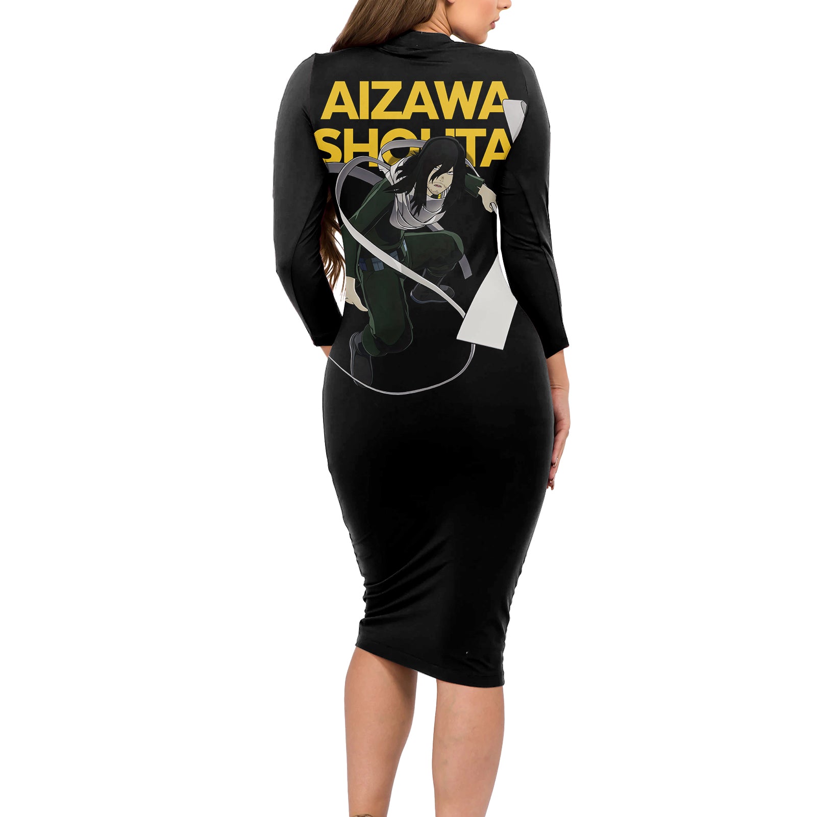 Shouta Aizawa Long Sleeve Bodycon Dress