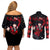Jabami Yumeko Couples Matching Off Shoulder Short Dress and Long Sleeve Button Shirt
