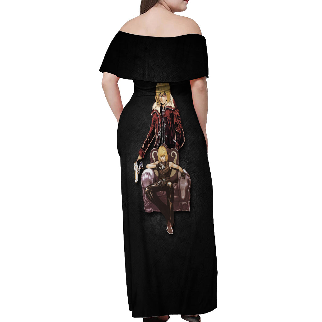 Mello - Death Note Off Shoulder Maxi Dress Anime Style