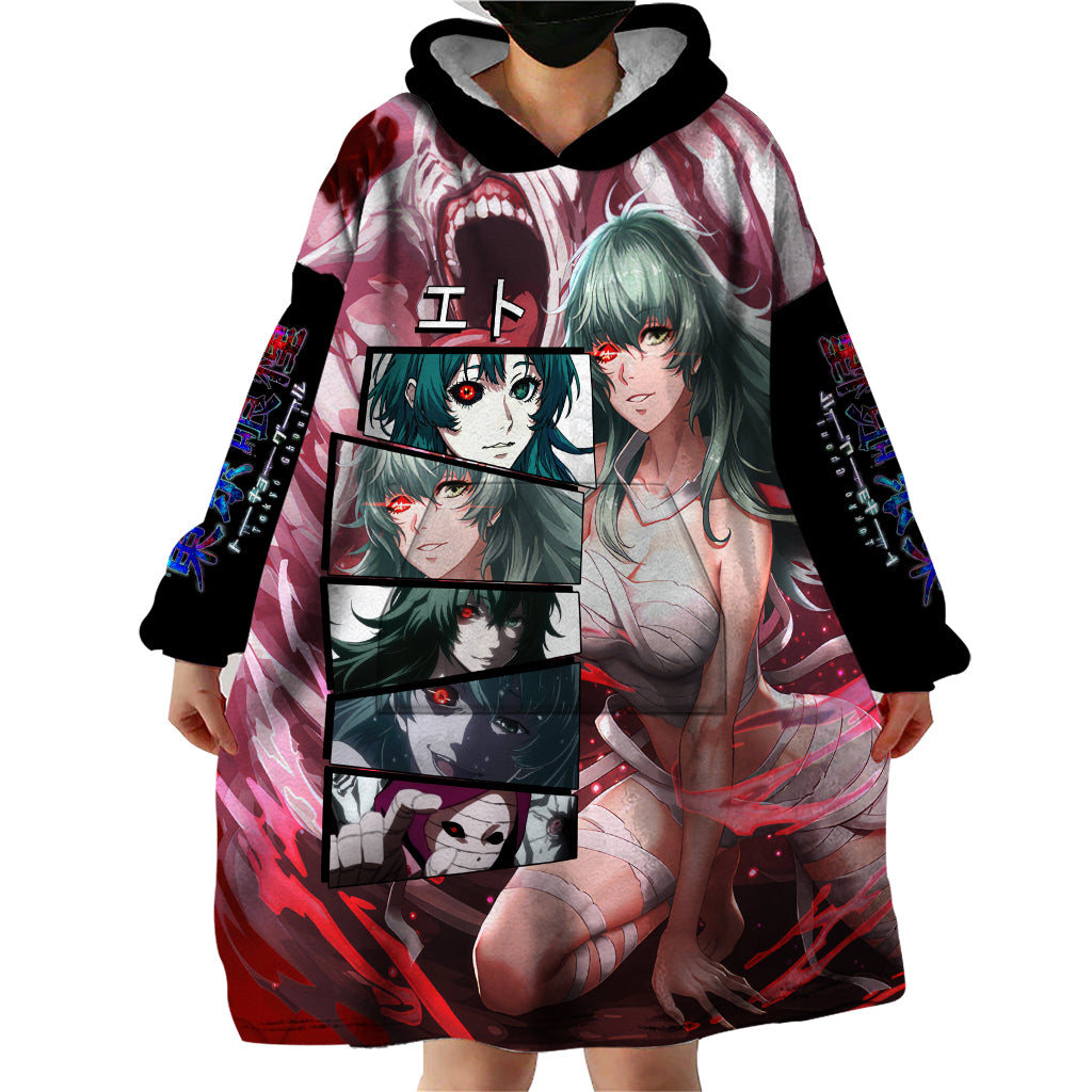 Eto Wearable Blanket Hoodie Tokyo Ghoul