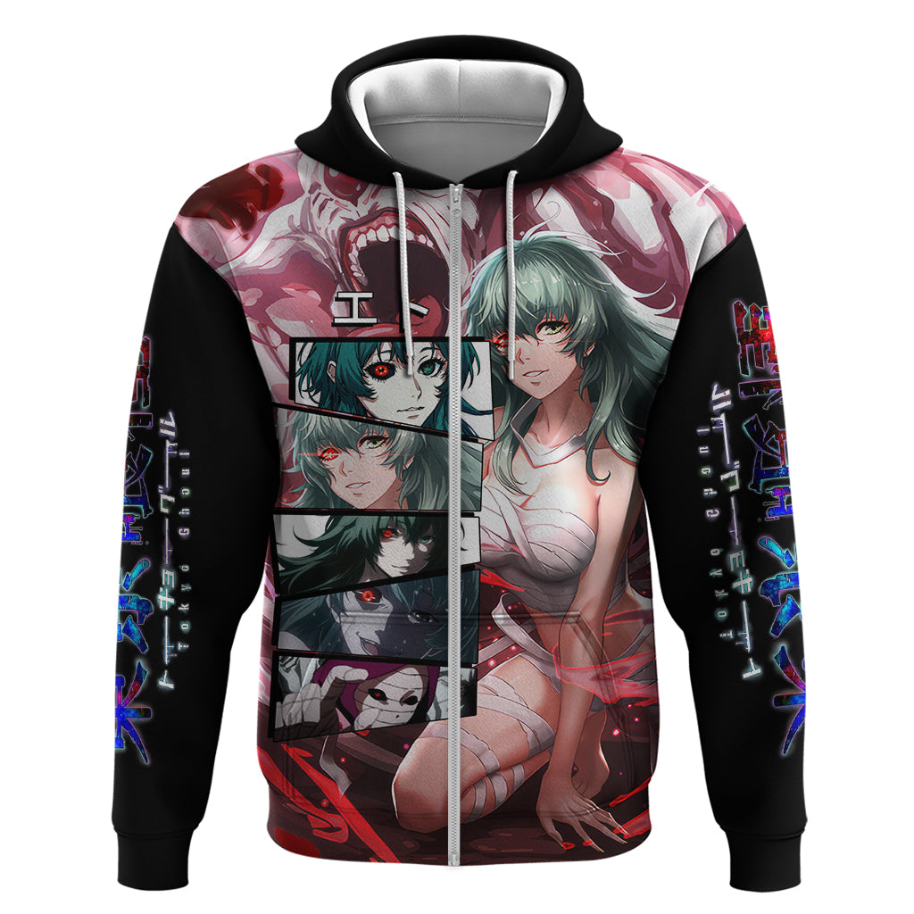 Eto Zip Hoodie Tokyo Ghoul