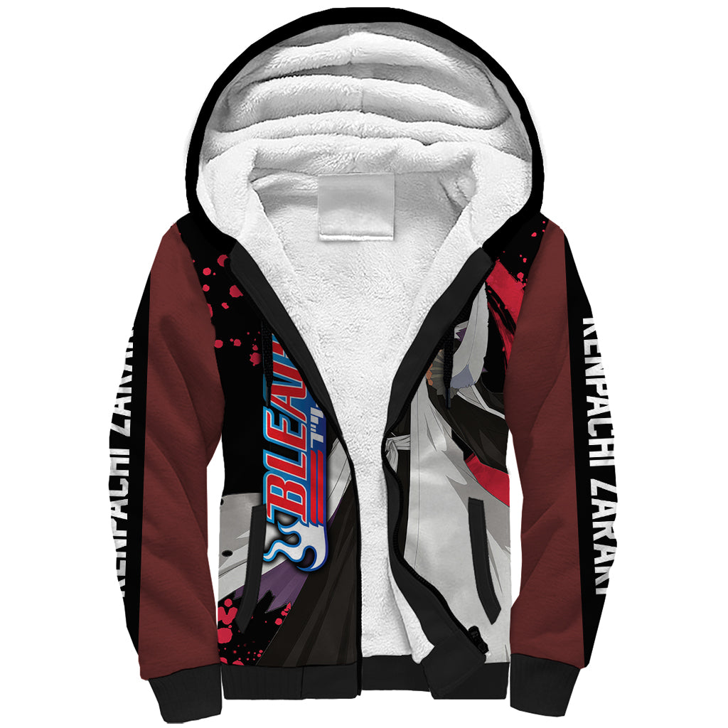 Kenpachi Zaraki Sherpa Hoodie Bleach