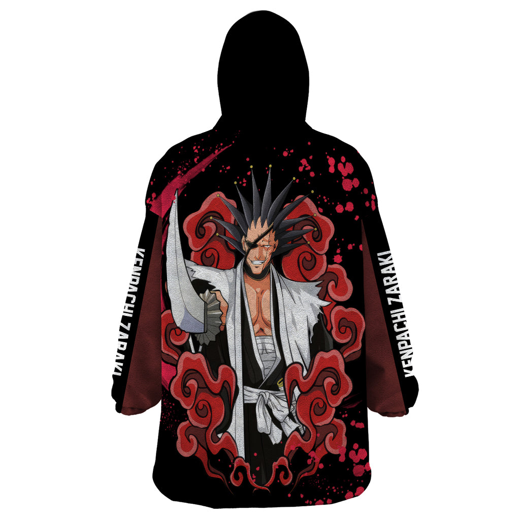 Kenpachi Zaraki Wearable Blanket Hoodie Bleach