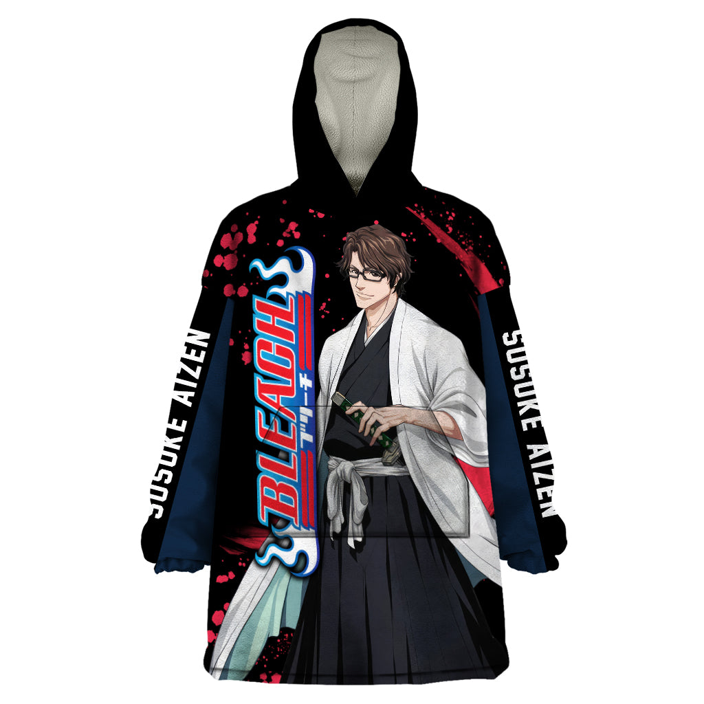 Sosuke Aizen Wearable Blanket Hoodie Bleach
