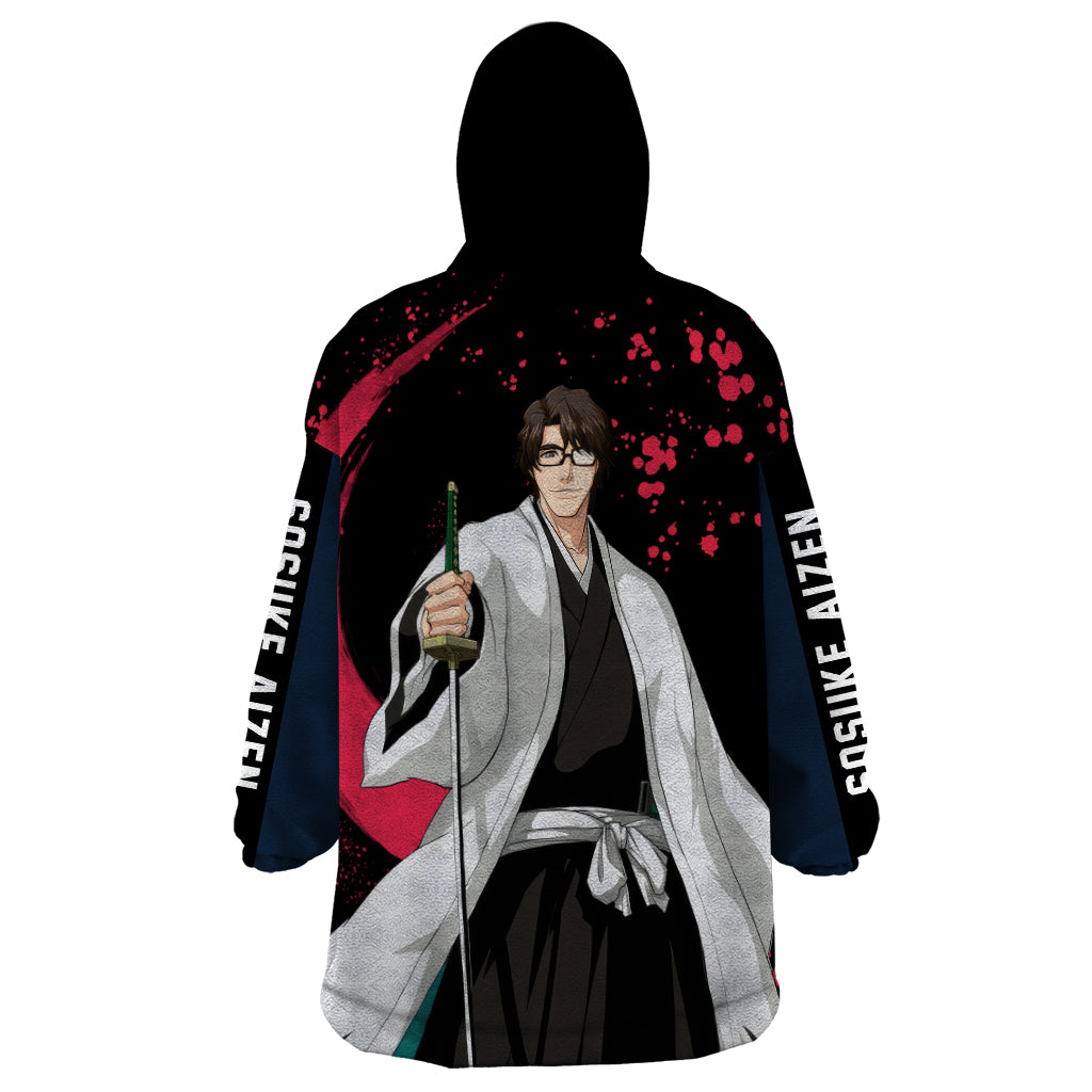 Sosuke Aizen Wearable Blanket Hoodie Bleach