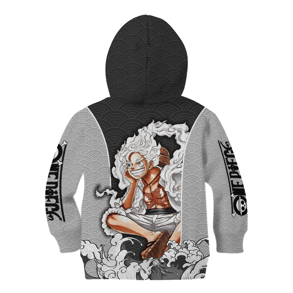 Monkey D Luffy Nika Gear 5 - One Piece Kid Hoodie Japan Anime Style