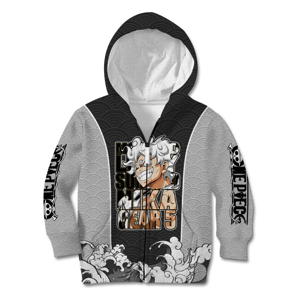 Monkey D Luffy Nika Gear 5 - One Piece Kid Hoodie Japan Anime Style