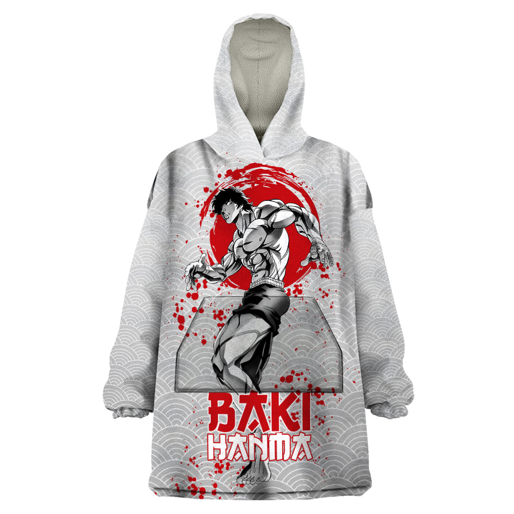 Baki Hanma - Baki Hanm Wearable Blanket Hoodie Japan Anime Style