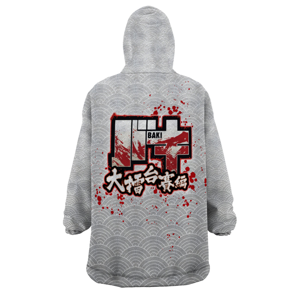 Baki Hanma - Baki Hanm Wearable Blanket Hoodie Japan Anime Style