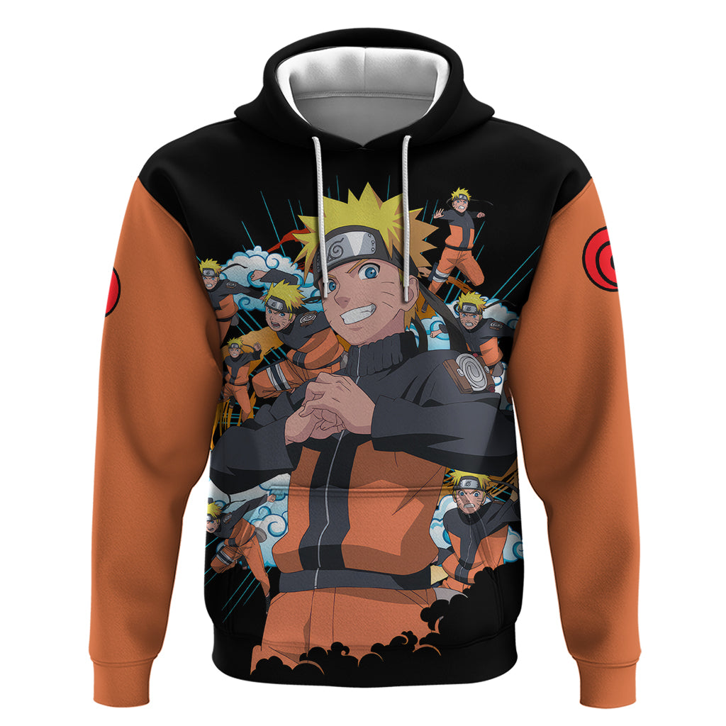 Uzumaki Shadow Clone Jutsu - Naruto Hoodie Anime Style