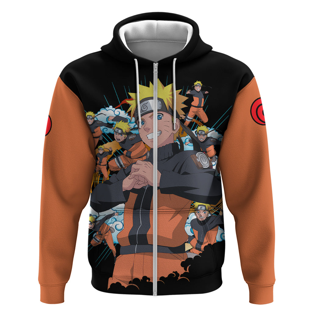 Uzumaki Shadow Clone Jutsu - Naruto Hoodie Anime Style