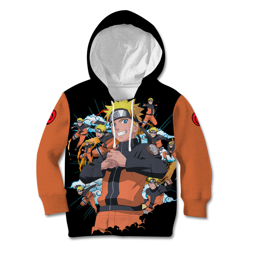 Uzumaki Shadow Clone Jutsu - Naruto Kid Hoodie Anime Style
