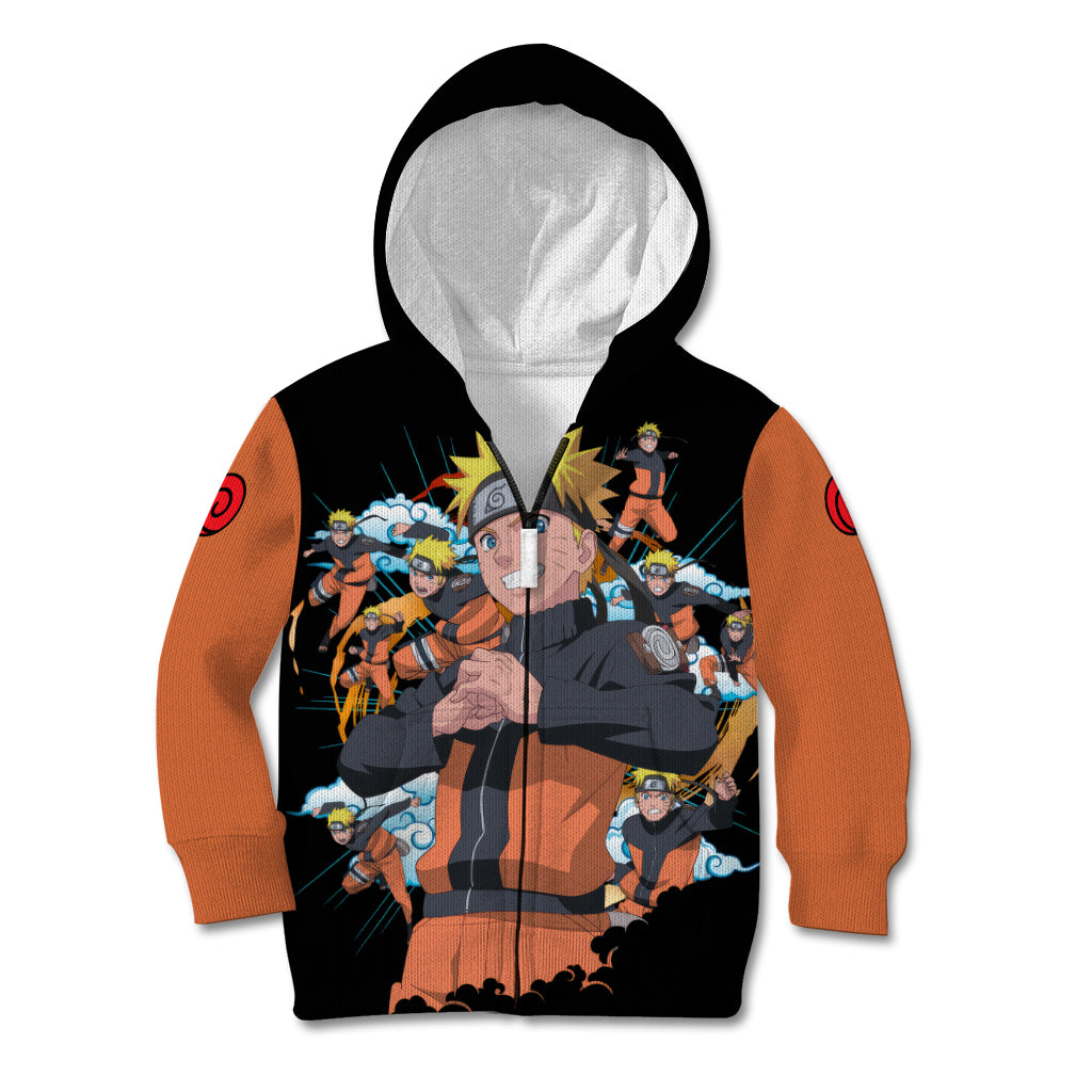 Uzumaki Shadow Clone Jutsu - Naruto Kid Hoodie Anime Style