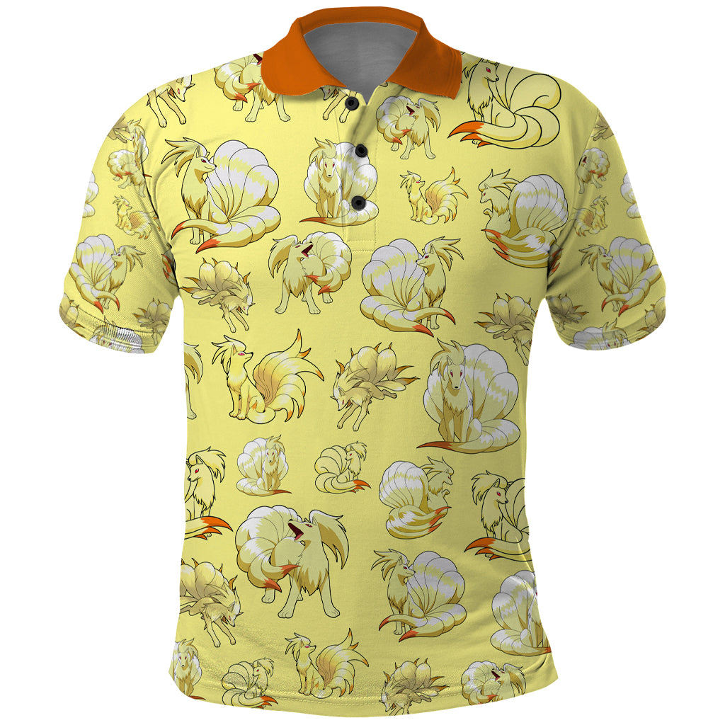 Ninetales Polo Shirt Pattern Style