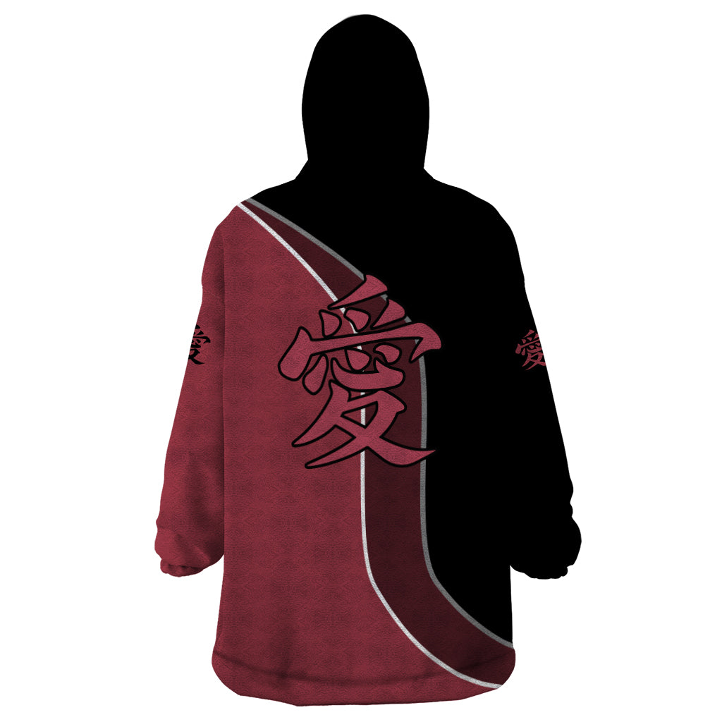 Gaara Wearable Blanket Hoodie Anime Mix Manga