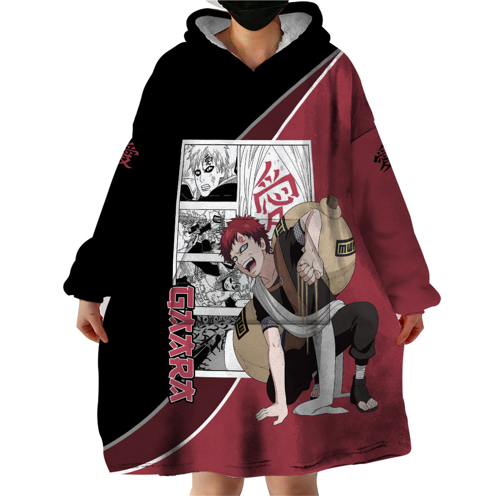 Gaara Wearable Blanket Hoodie Anime Mix Manga