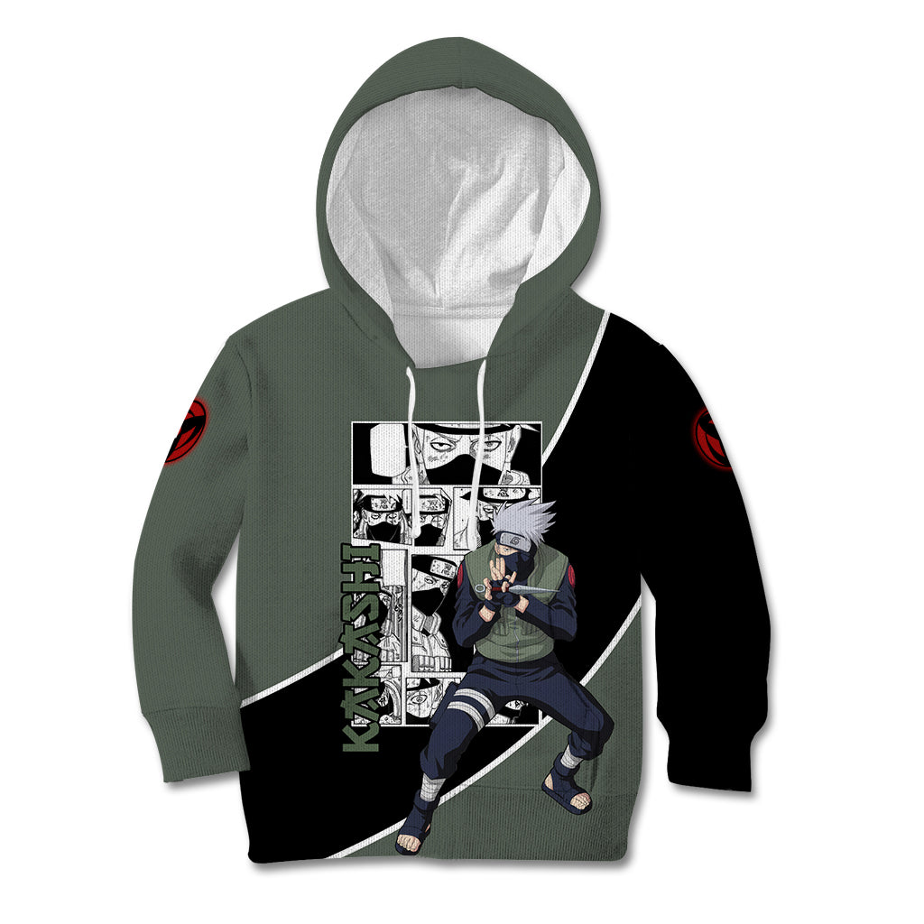 Kakashi - Naruto Kid Hoodie Anime Mix Manga Style