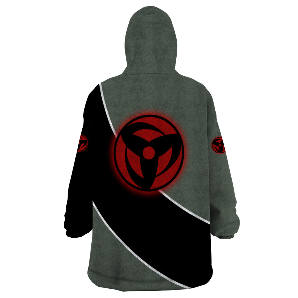 Kakashi - Naruto Wearable Blanket Hoodie Anime Mix Manga Style