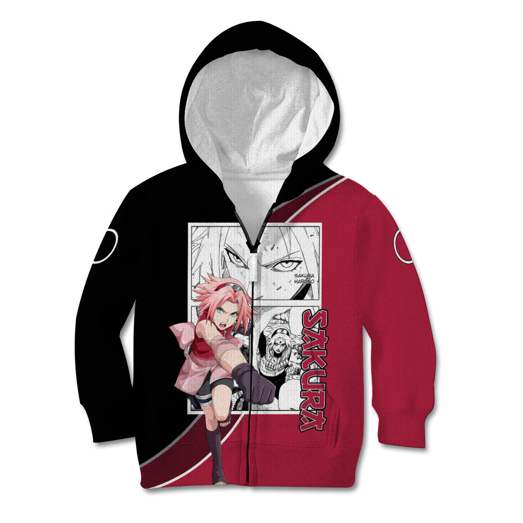 Sakura Haruno - Naruto Kid Hoodie Anime Mix Manga Style