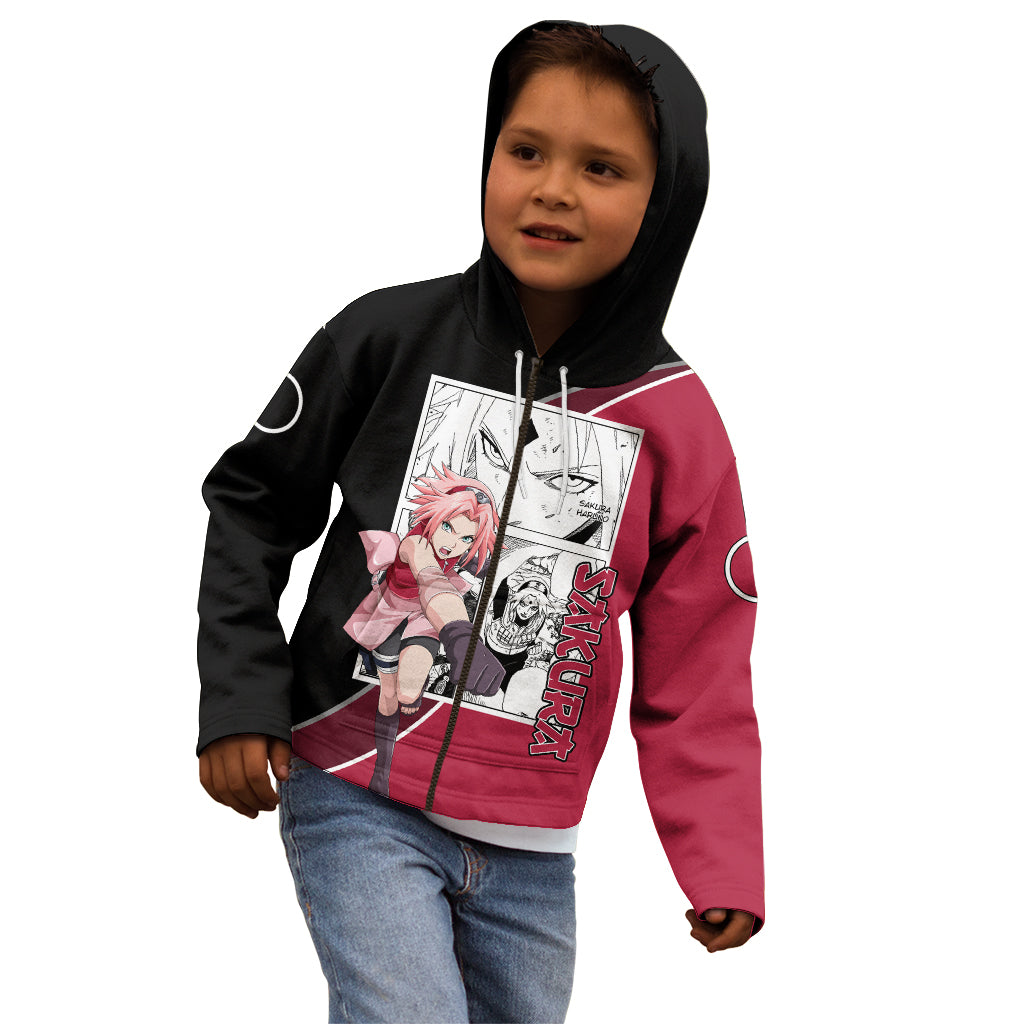 Sakura Haruno - Naruto Kid Hoodie Anime Mix Manga Style