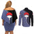Sasuke - Naruto Couples Matching Off Shoulder Short Dress and Long Sleeve Button Shirt Anime Mix Manga Style