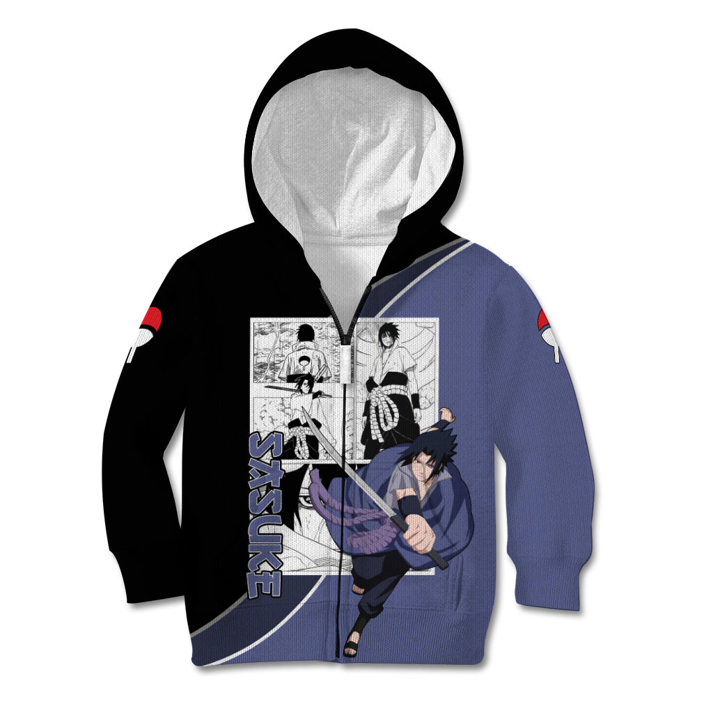 Sasuke - Naruto Kid Hoodie Anime Mix Manga Style
