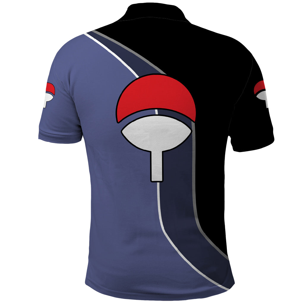 Sasuke - Naruto Polo Shirt Anime Mix Manga Style