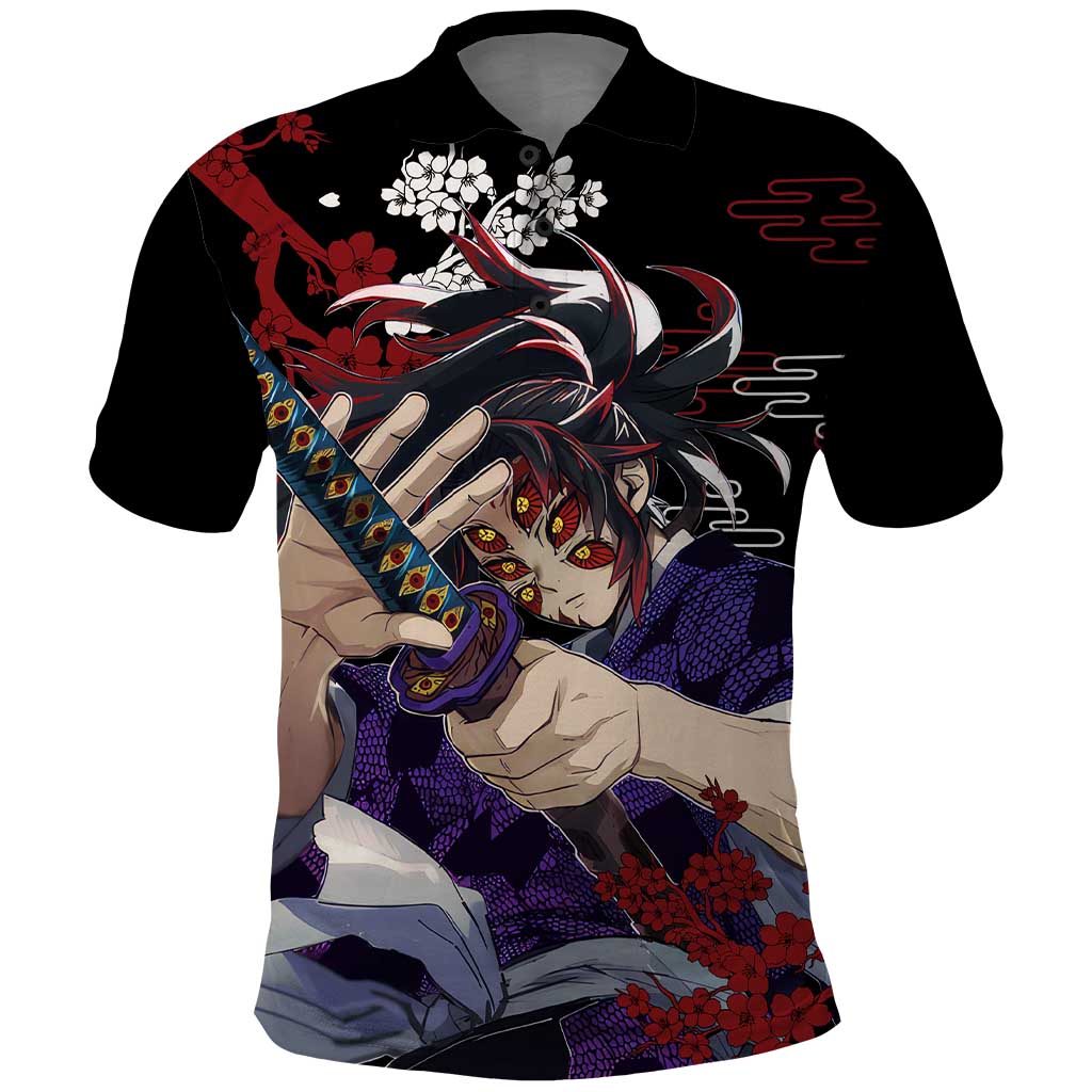 Kokushibo - Demon Slayer Polo Shirt Anime Japan Style