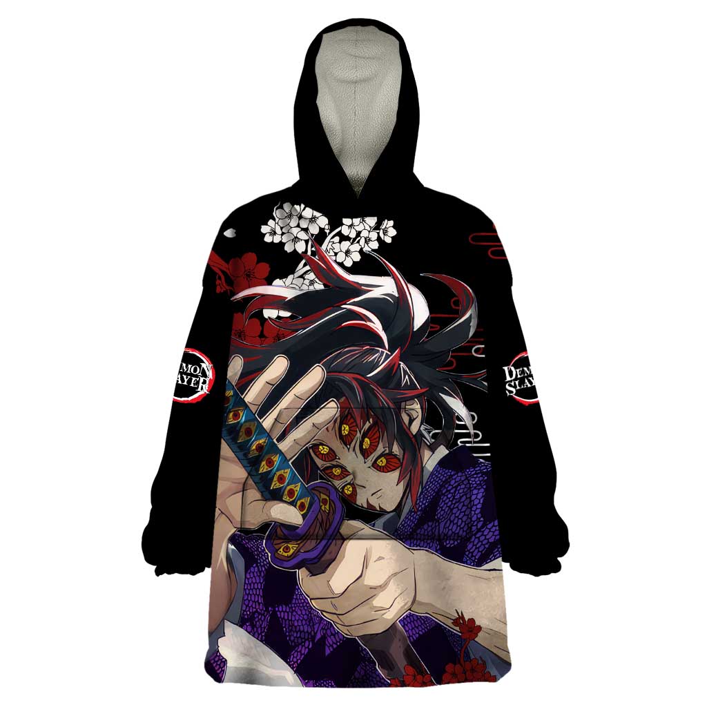 Kokushibo - Demon Slayer Wearable Blanket Hoodie Anime Japan Style
