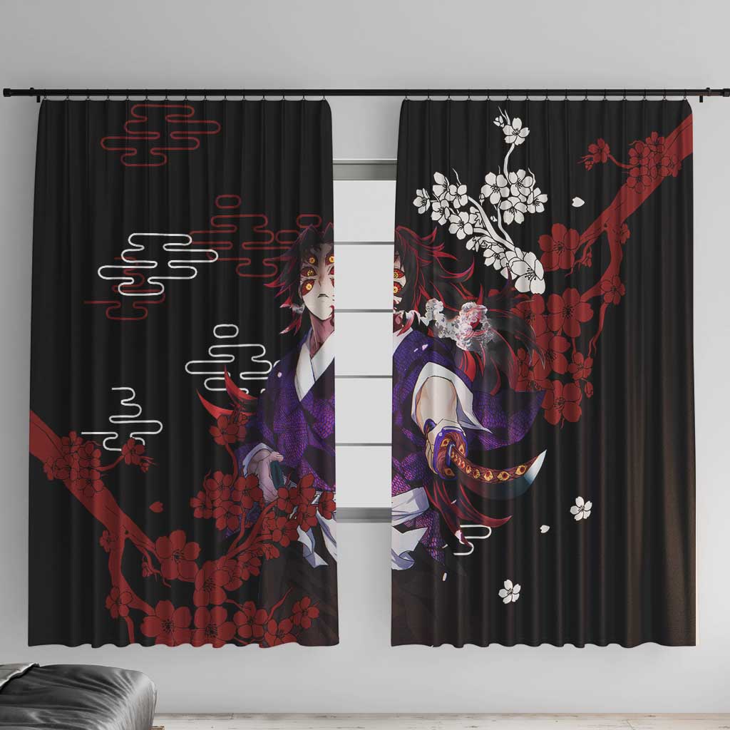 Kokushibo - Demon Slayer Window Curtain Anime Japan Style