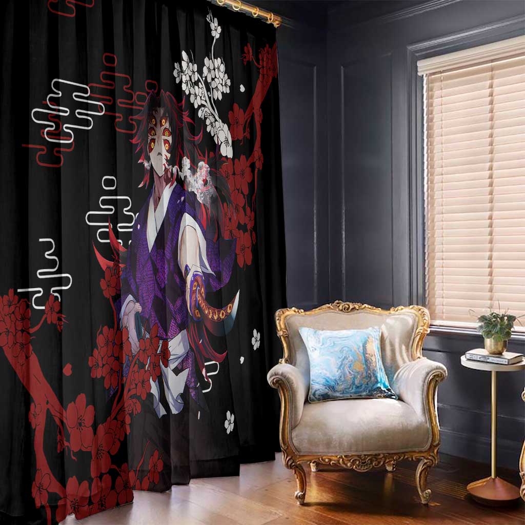 Kokushibo - Demon Slayer Window Curtain Anime Japan Style