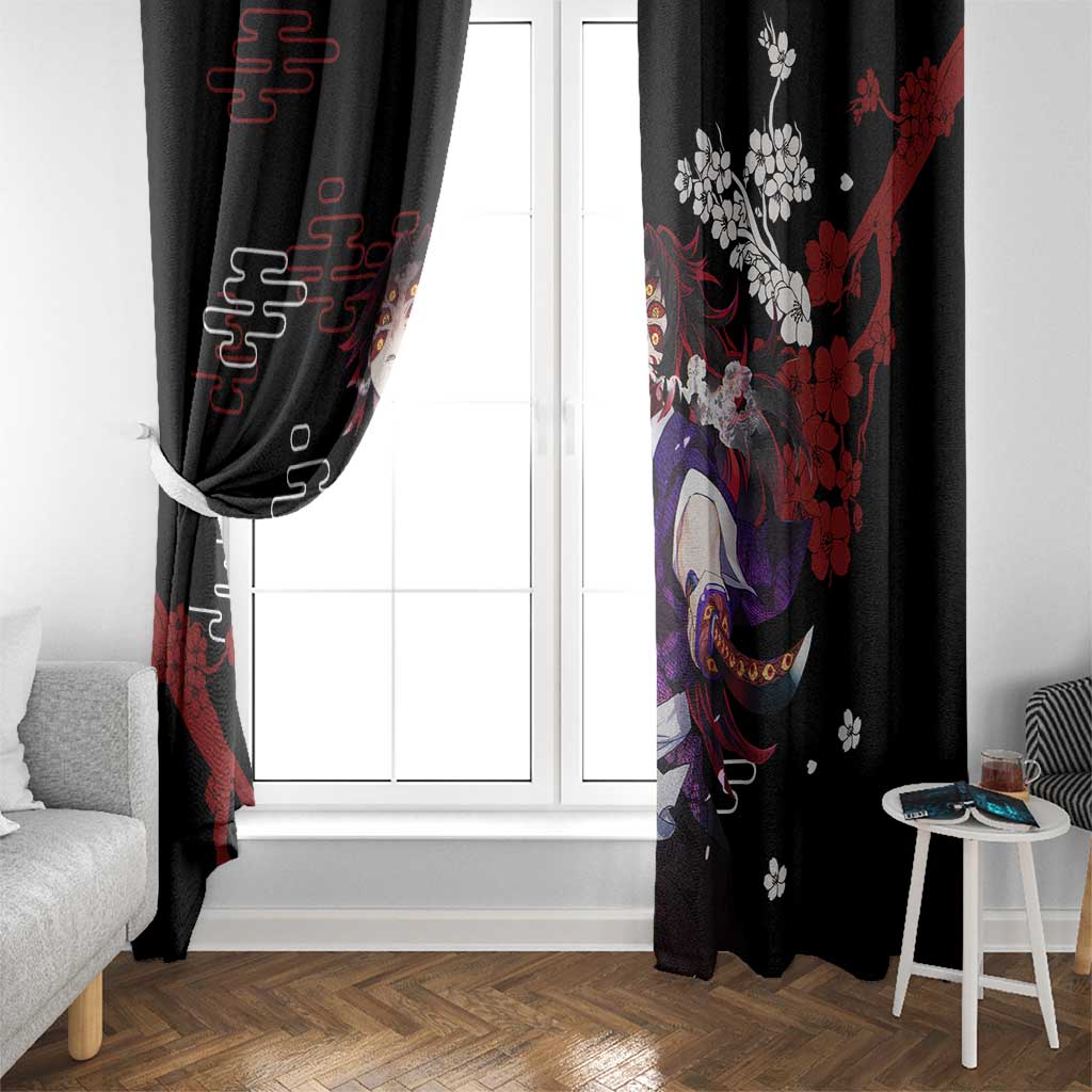Kokushibo - Demon Slayer Window Curtain Anime Japan Style