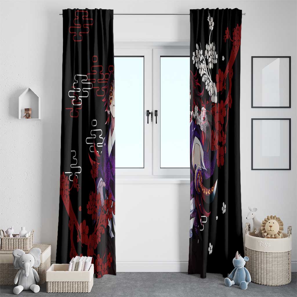 Kokushibo - Demon Slayer Window Curtain Anime Japan Style
