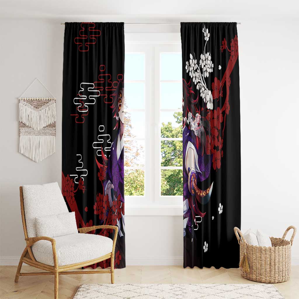 Kokushibo - Demon Slayer Window Curtain Anime Japan Style