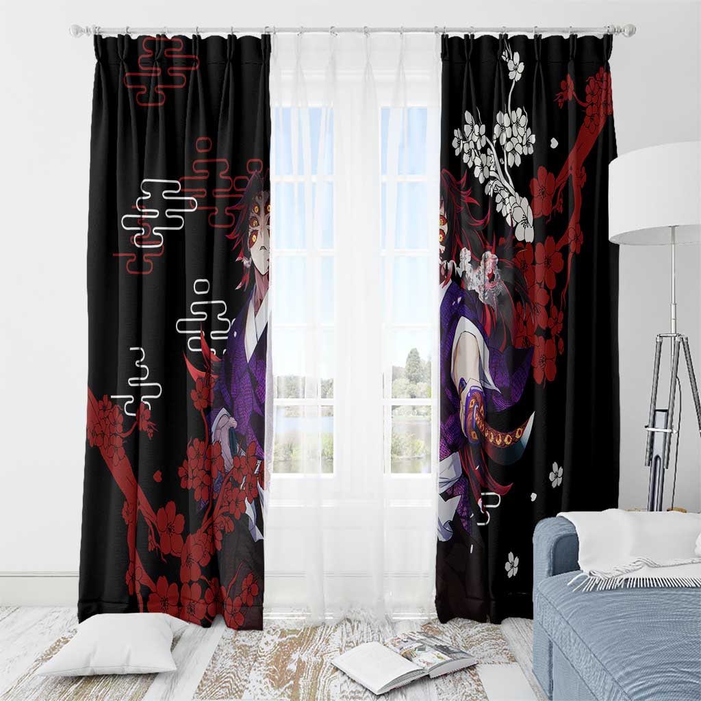 Kokushibo - Demon Slayer Window Curtain Anime Japan Style