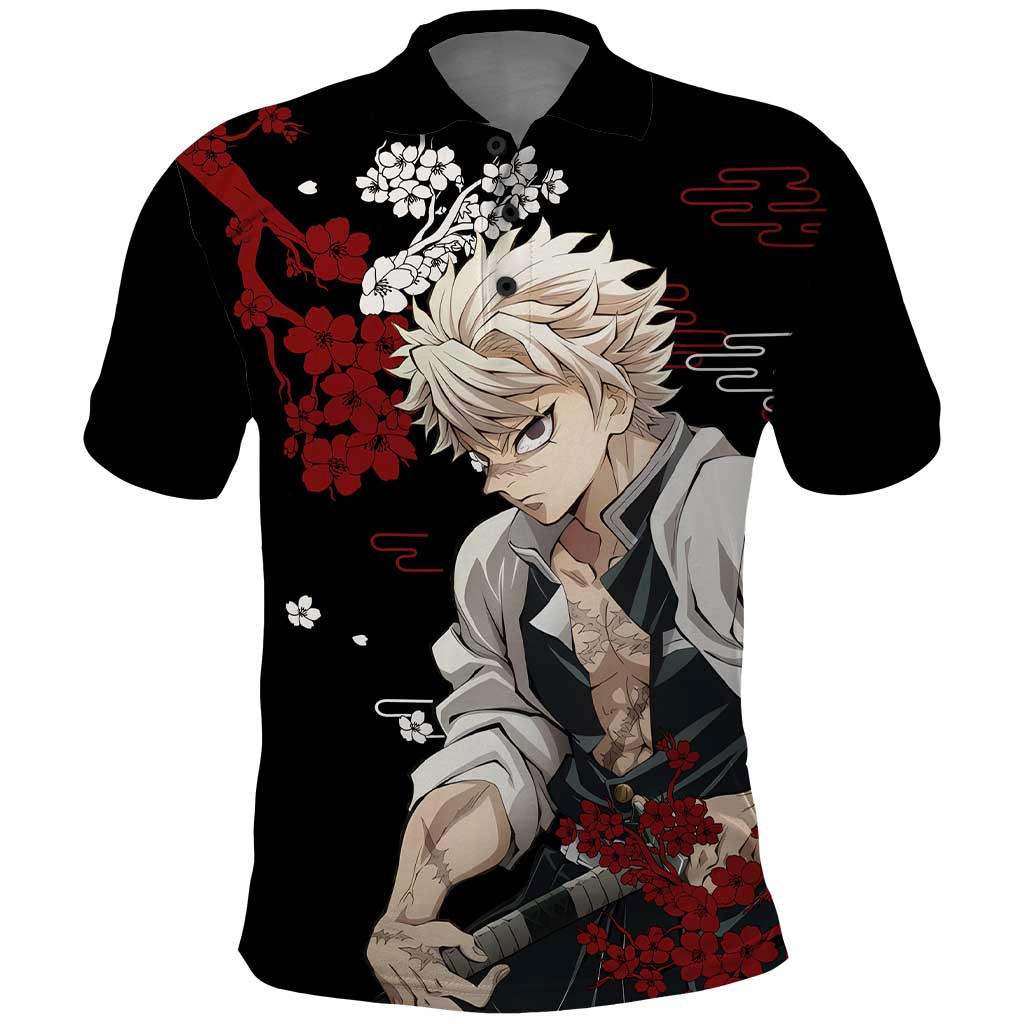 Sanemi Shinazugawa - Demon Slayer Polo Shirt Anime Japan Style