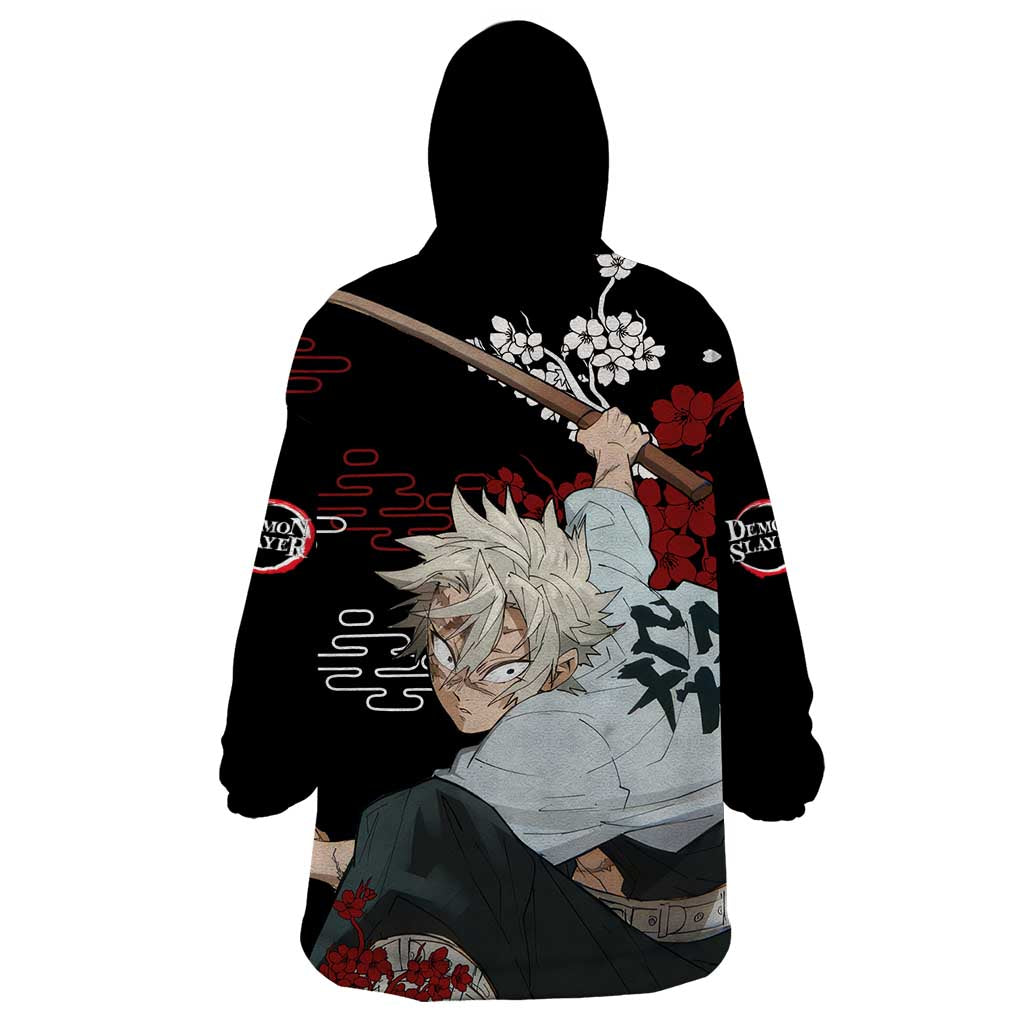 Sanemi Shinazugawa - Demon Slayer Wearable Blanket Hoodie Anime Japan Style