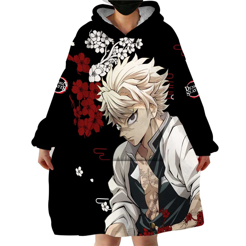 Sanemi Shinazugawa - Demon Slayer Wearable Blanket Hoodie Anime Japan Style