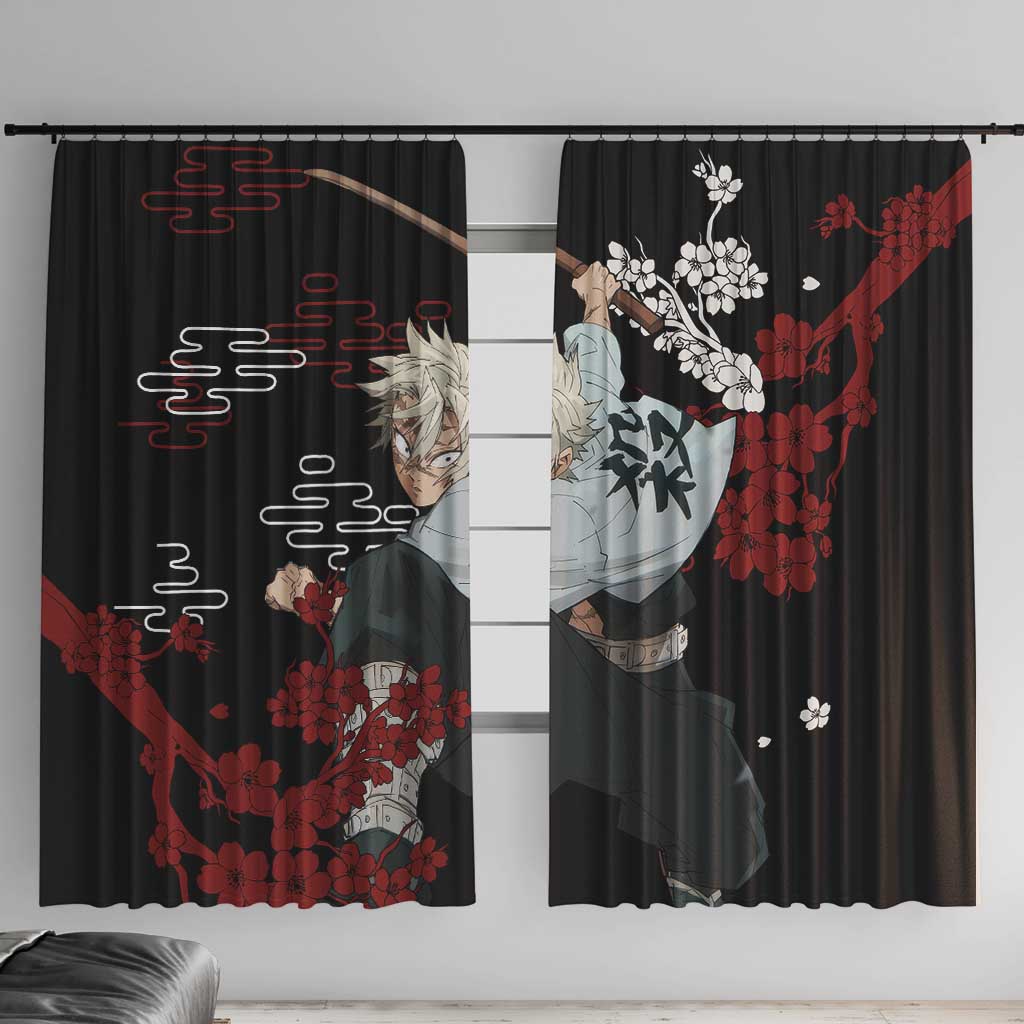 Sanemi Shinazugawa - Demon Slayer Window Curtain Anime Japan Style
