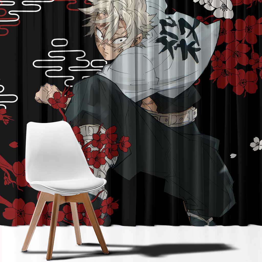 Sanemi Shinazugawa - Demon Slayer Window Curtain Anime Japan Style