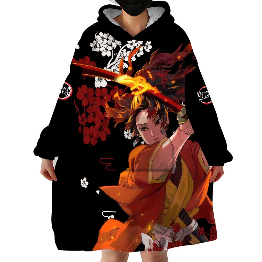 Yoriichi Tsugikuni - Demon Slayer Wearable Blanket Hoodie Anime Text Pattern Style