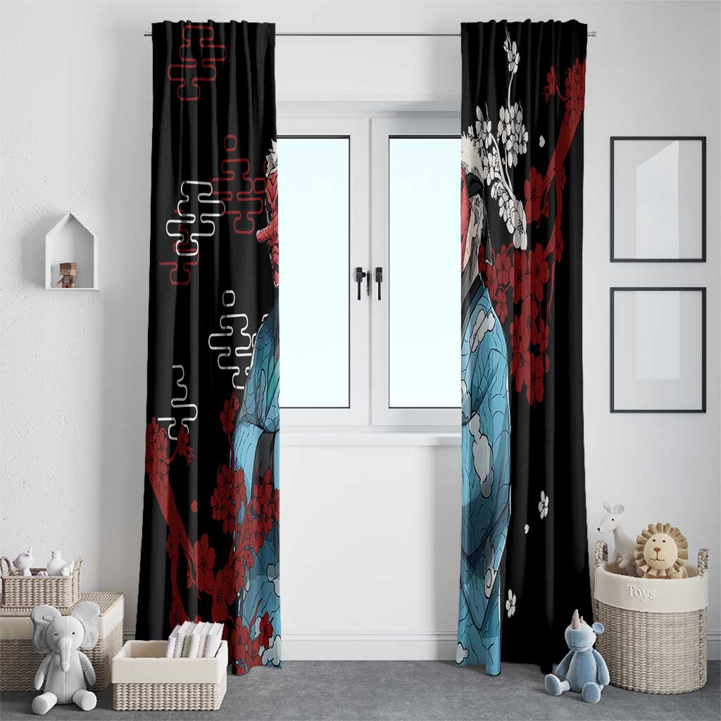 Sakonji Urokodaki - Demon Slayer Window Curtain Anime Japan Style