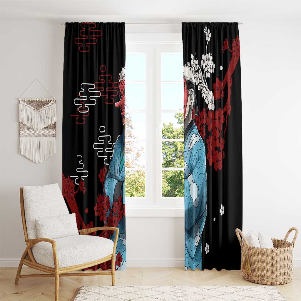 Sakonji Urokodaki - Demon Slayer Window Curtain Anime Japan Style