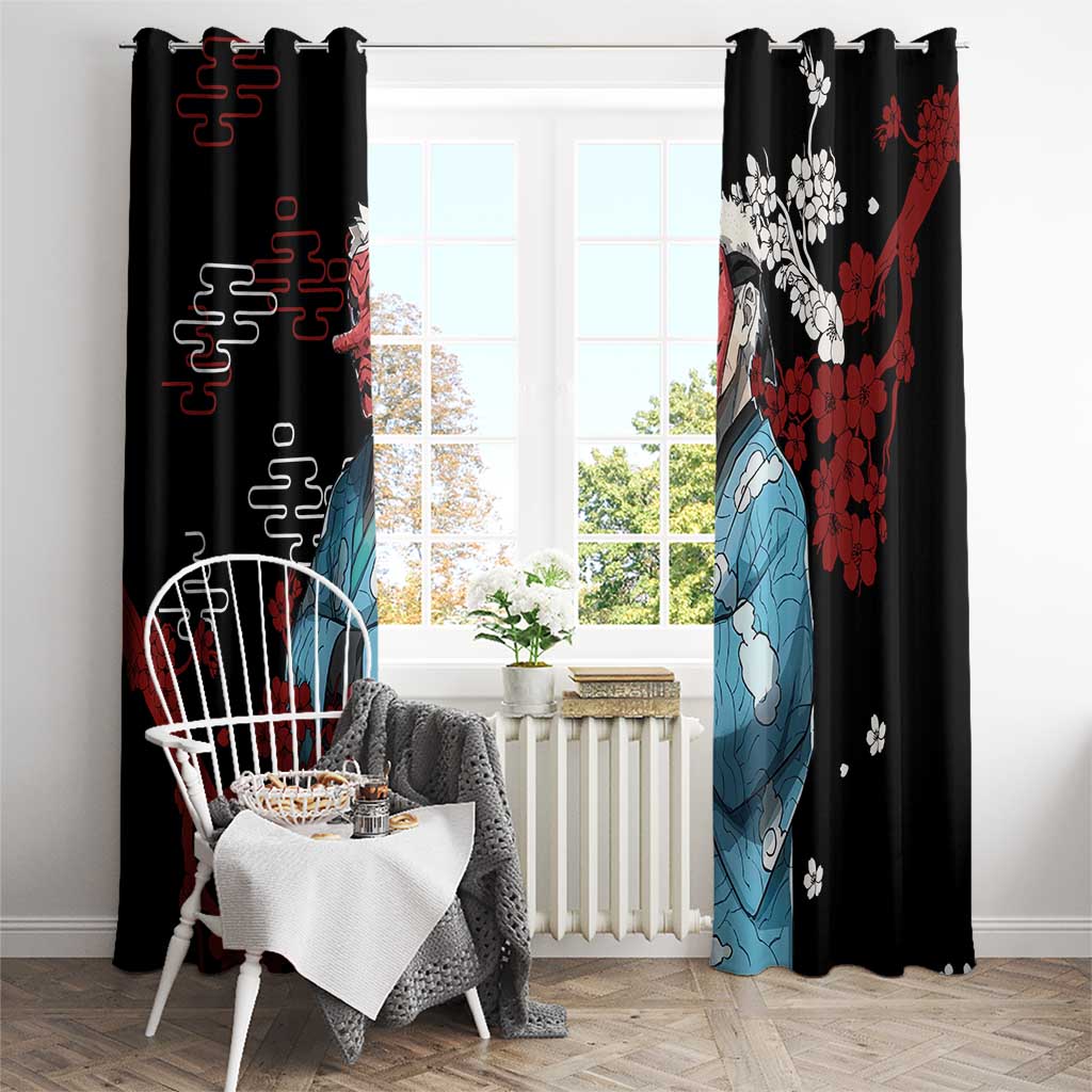 Sakonji Urokodaki - Demon Slayer Window Curtain Anime Japan Style