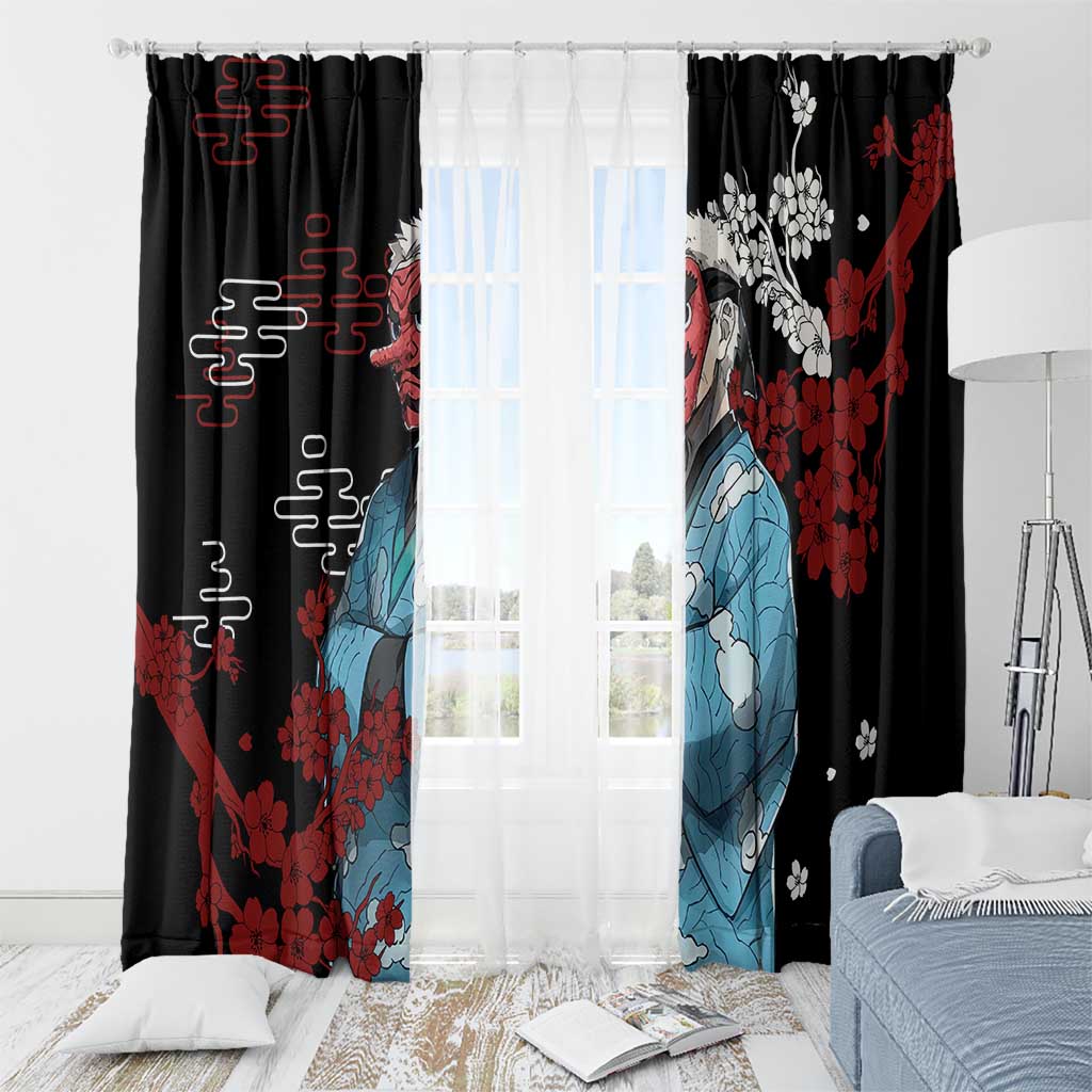 Sakonji Urokodaki - Demon Slayer Window Curtain Anime Japan Style