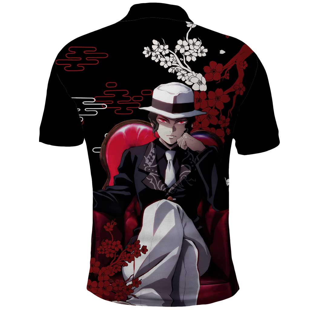 Muzan Kibutsuji - Demon Slayer Polo Shirt Anime Japan Style