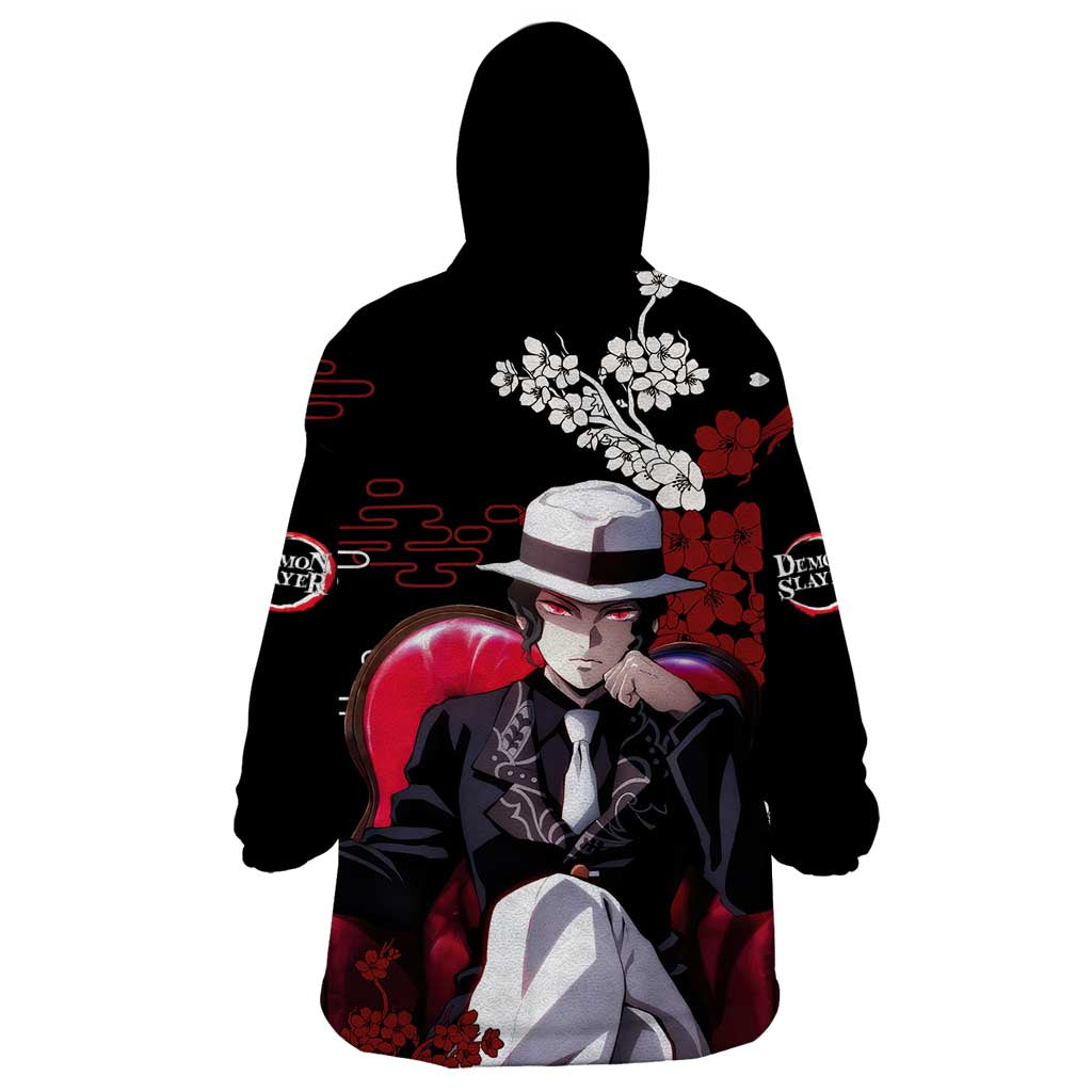 Muzan Kibutsuji - Demon Slayer Wearable Blanket Hoodie Anime Japan Style