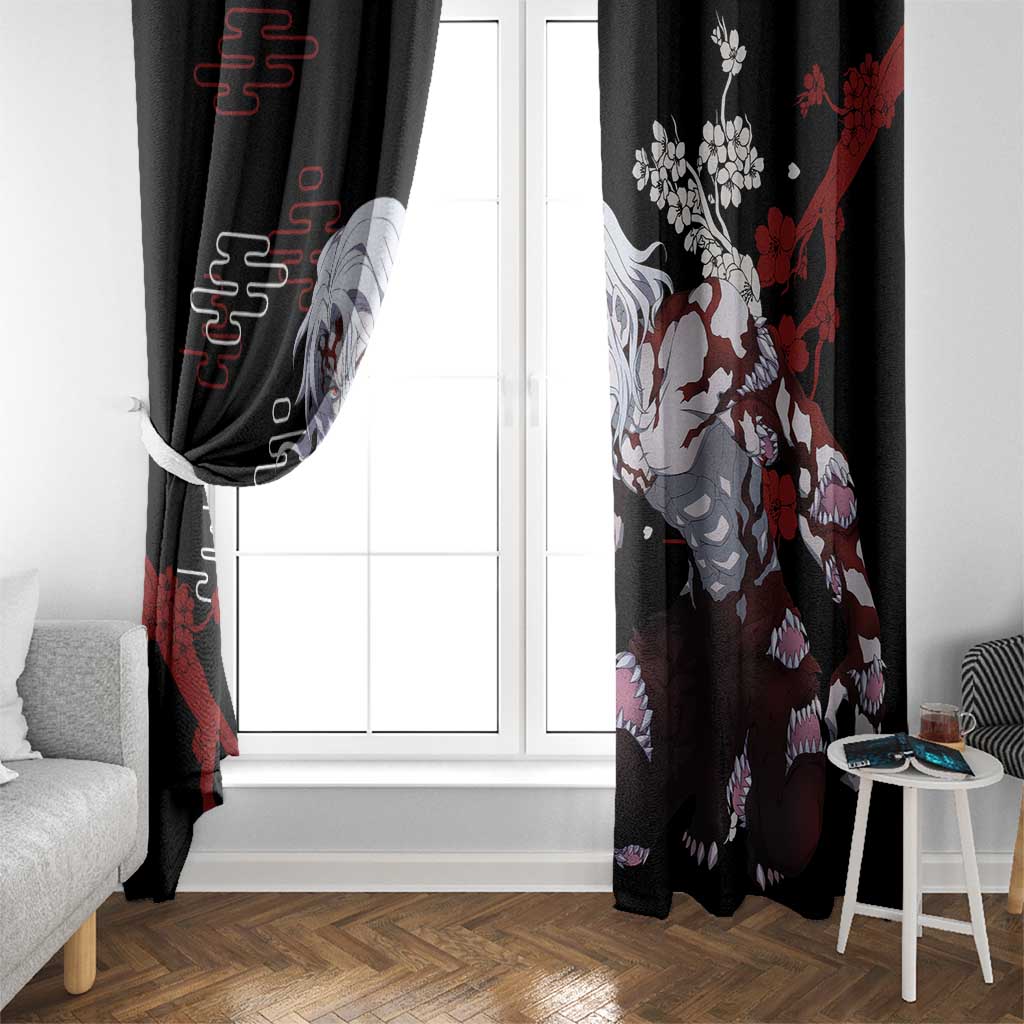 Muzan Kibutsuji - Demon Slayer Window Curtain Anime Japan Style
